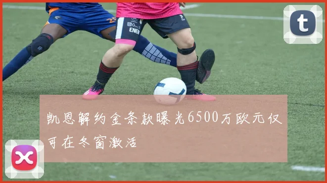 凯恩解约金条款曝光6500万欧元仅可在冬窗激活